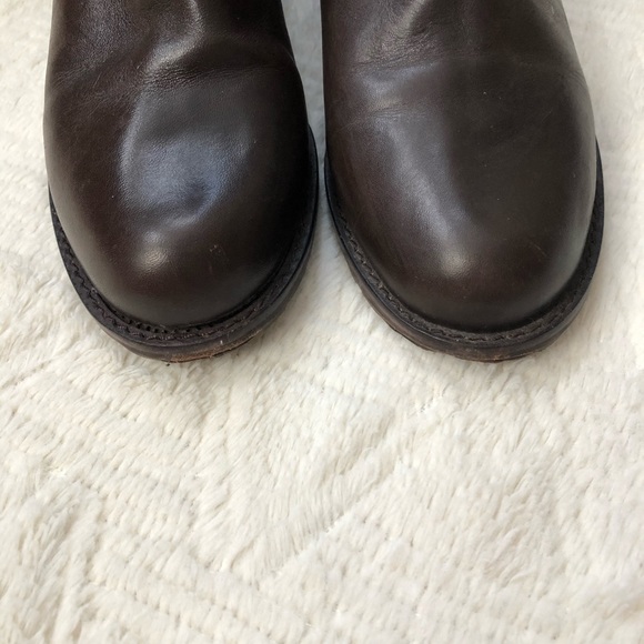 Cole Haan Dark Brown Leather Chelsea Boots - Picture 4 of 9